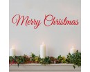 Merry Christmas Decal door Decor Wall decal Word Merry Christmas, Holiday Vinyl Lettering Entry Way Door Decal Christmas Window Stickers